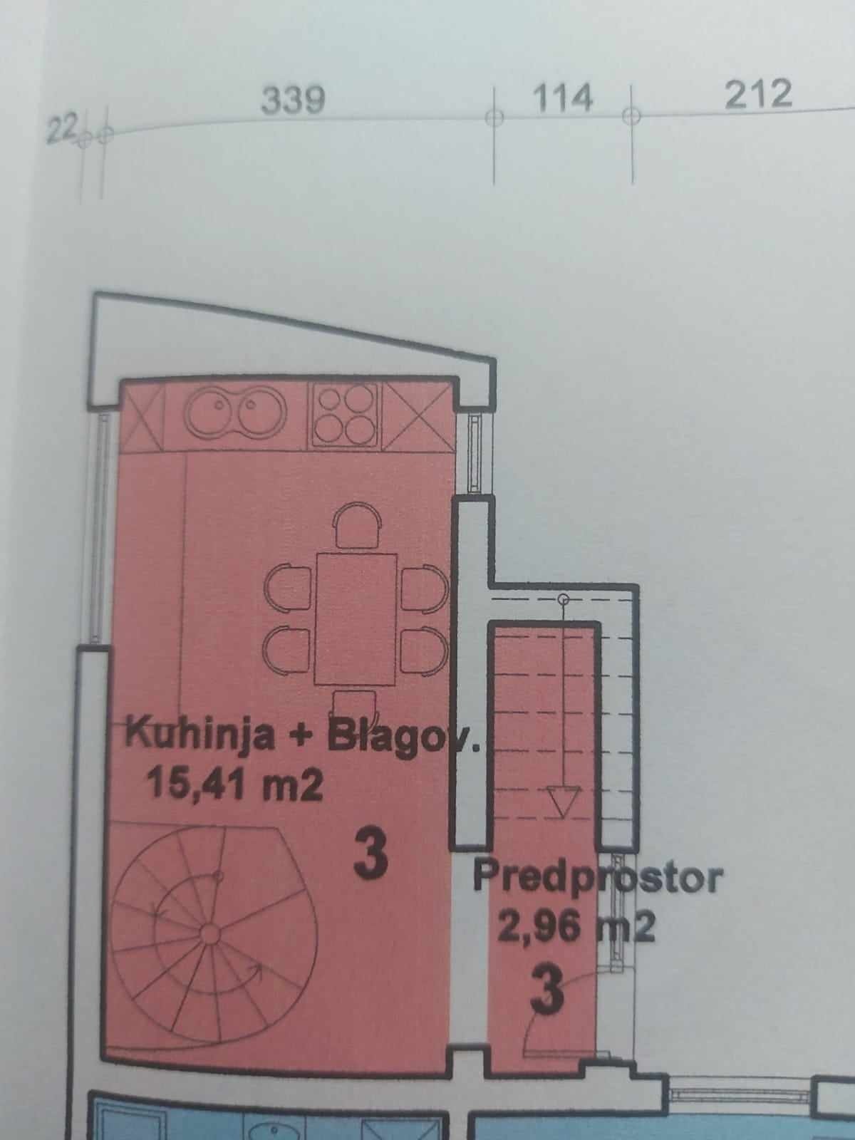 Großzügige Wohnung auf drei Etagen in Grbci, Rijeka