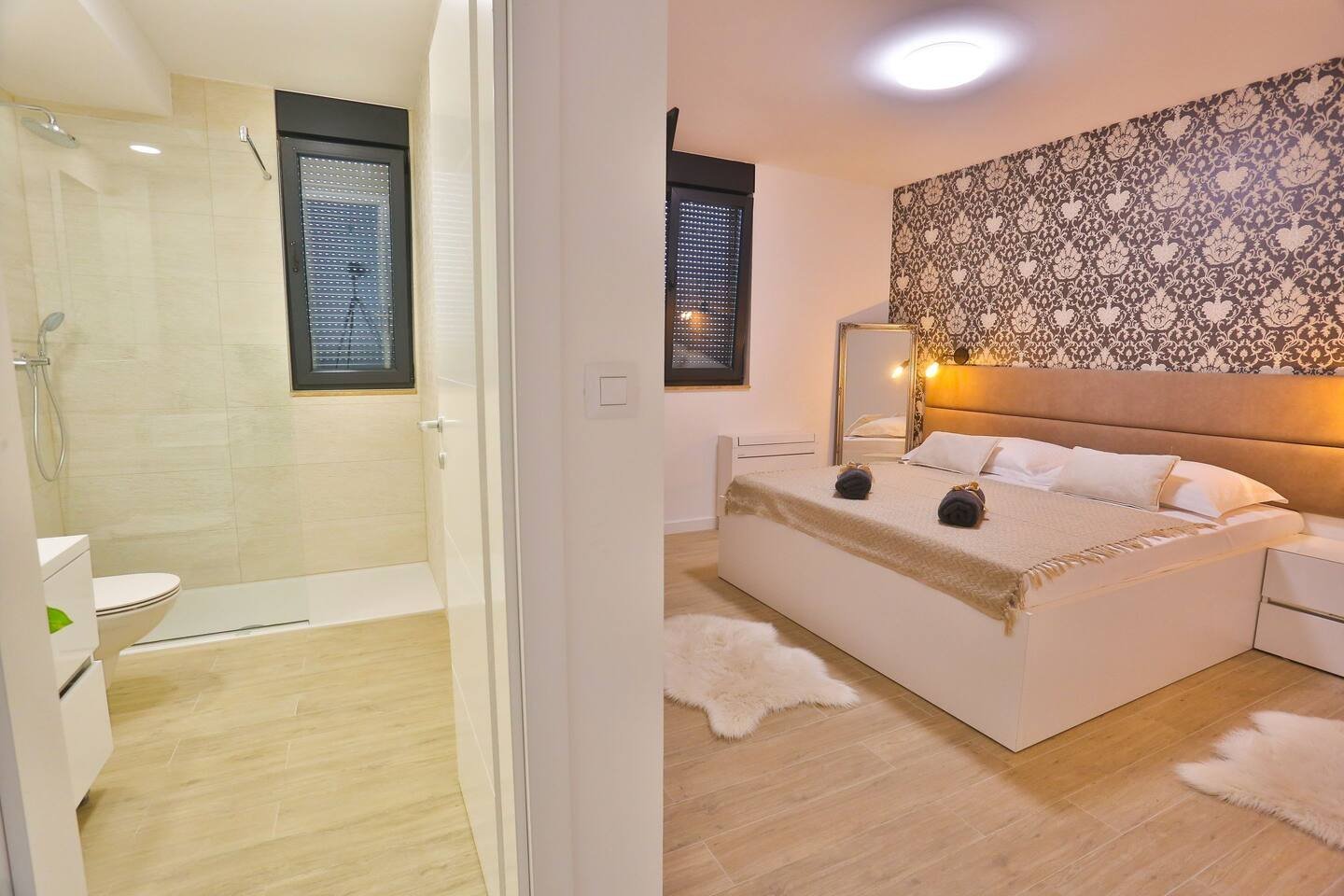 Designvilla, Wellnessbereich, Pool und Panoramablick Kučine Split