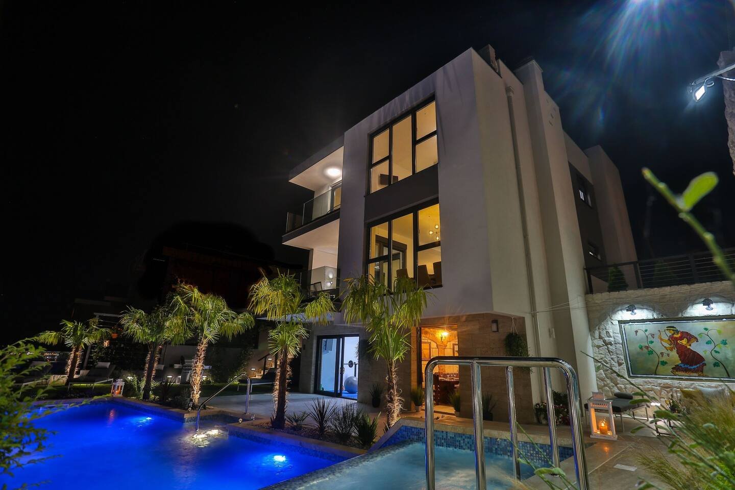 Designvilla, Wellnessbereich, Pool und Panoramablick Kučine Split