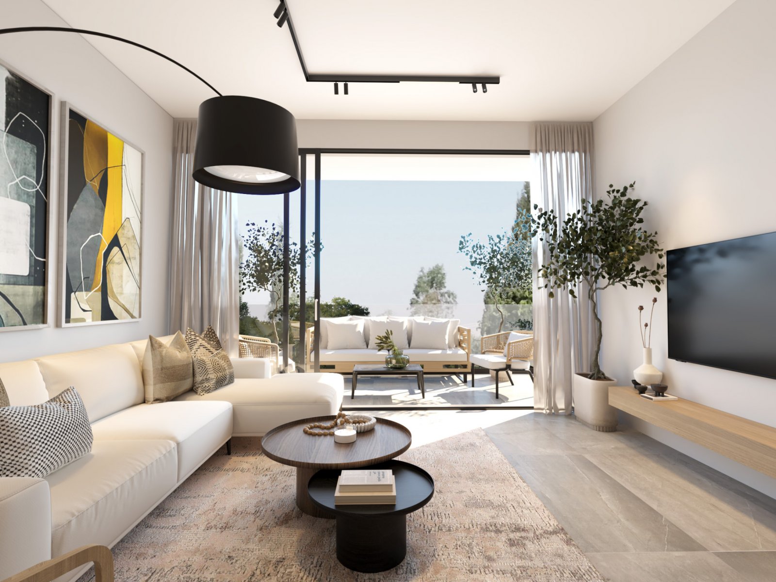 Großes Penthouse mit drei Schlafzimmern und großem Dachgarten in Larnaka zu einem guten Preis