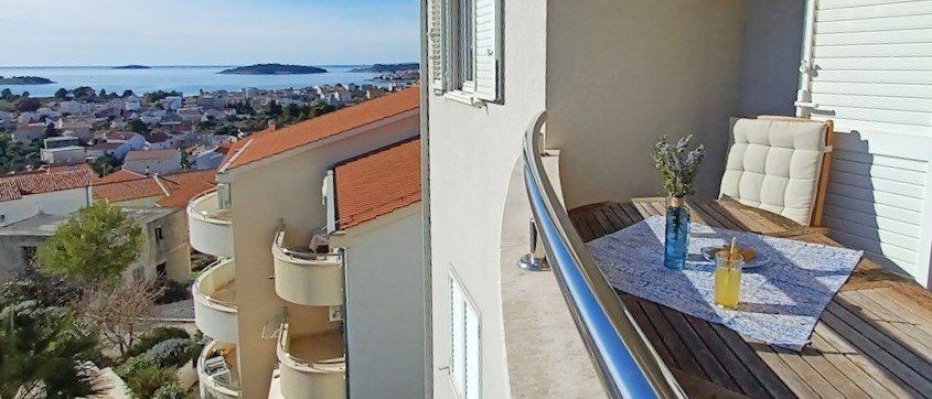 Sonnige Wohnung mit Meerblick → Rogoznica