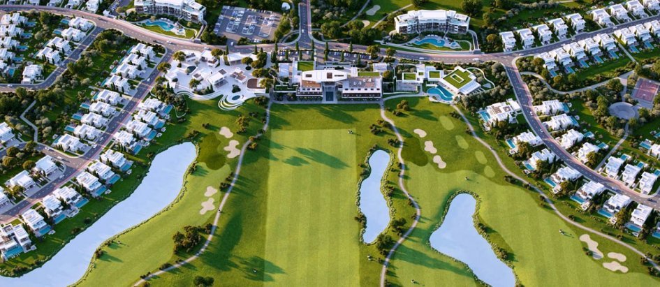 Luxuriöse Drei-Zimmer-Wohnung direkt neben dem renommiertesten Golfclub in Limassol