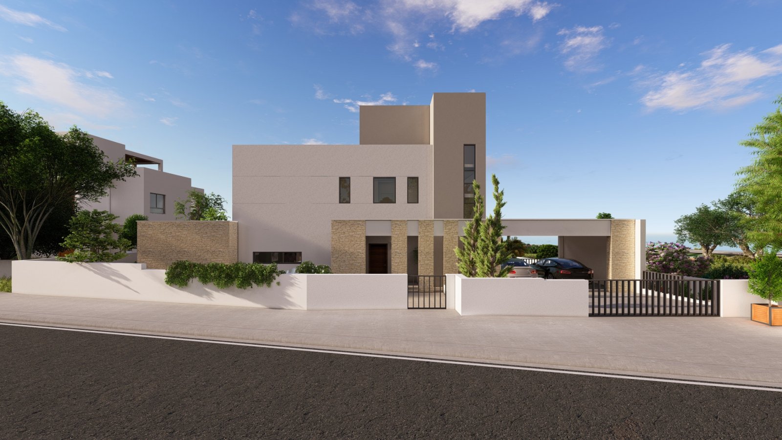 Wunderschöne 5+1-Zimmer-Villa mit Meerblick, großem Grundstück, Swimmingpool und vielem mehr