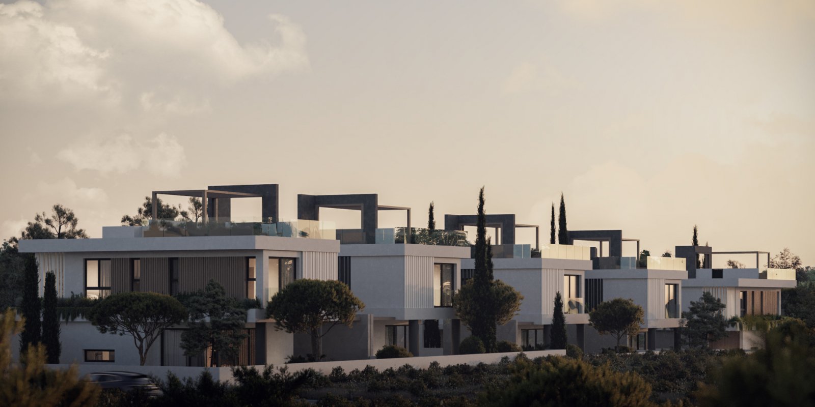 Anlagevilla 3+1, garantierte Rendite 5 % – 350 m vom Meer entfernt