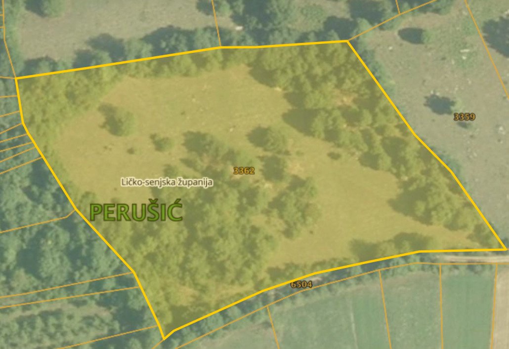 Baugrundstück in Perusic – Ideale Investitionsmöglichkeit für Bauvorhaben in Kroatien