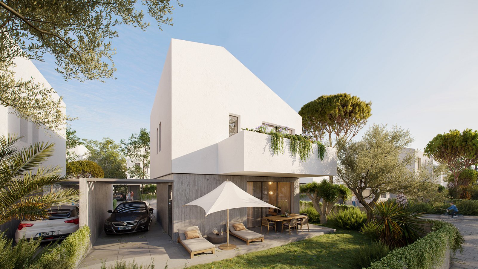 Anlagevilla (3+1 Zimmer) mit lebenslanger Renditegarantie von 5 bis 7 %, großem Grundstück und Swimmingpool