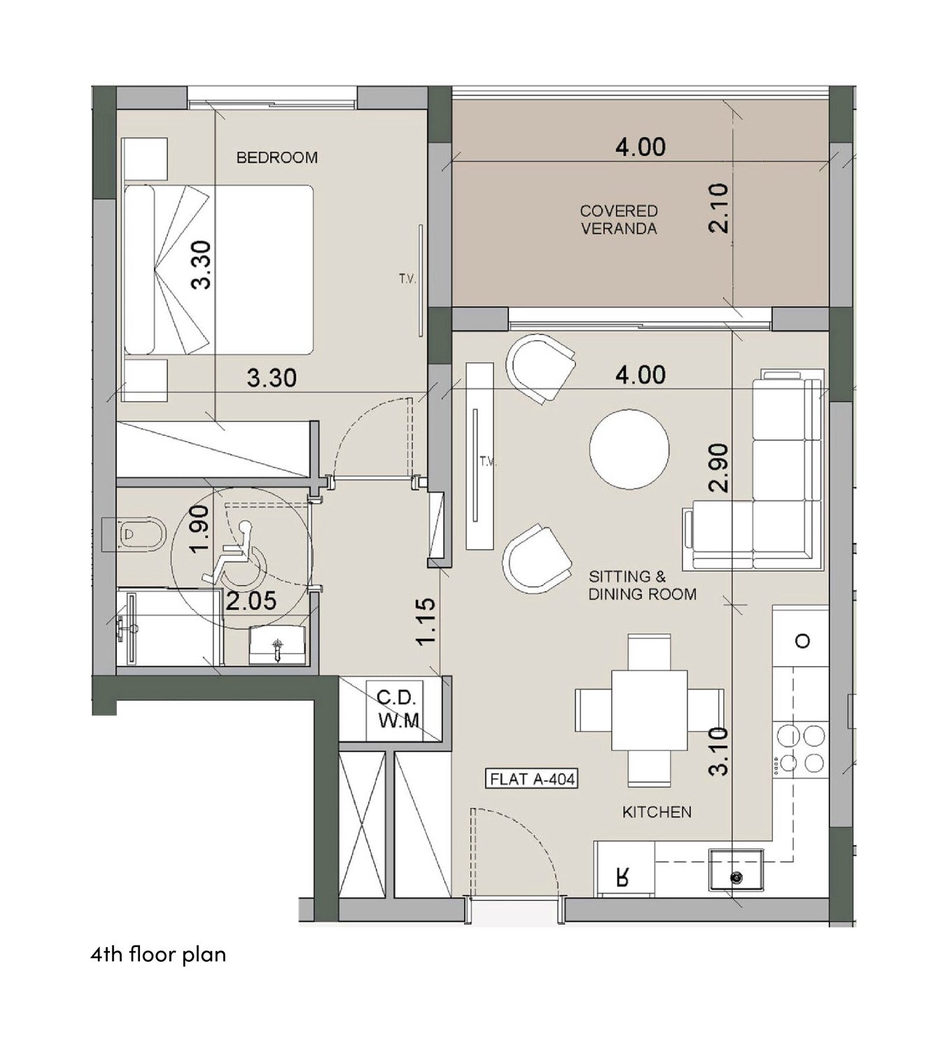 Großzügige 2+kk, das größte Casino im Mittelmeer, 250 m vom Meer entfernt