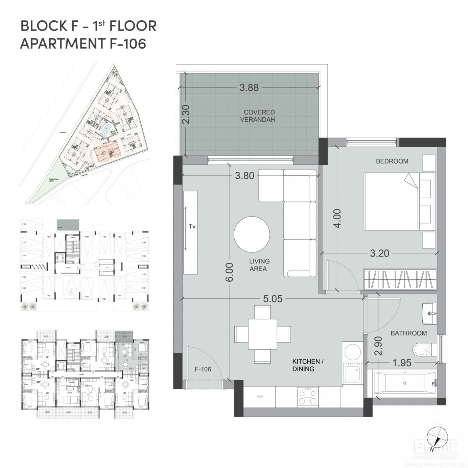 Luxuriöse Zwei-Zimmer-Wohnung in der Nähe des Golfplatzes in Limassol zu einem günstigen Preis