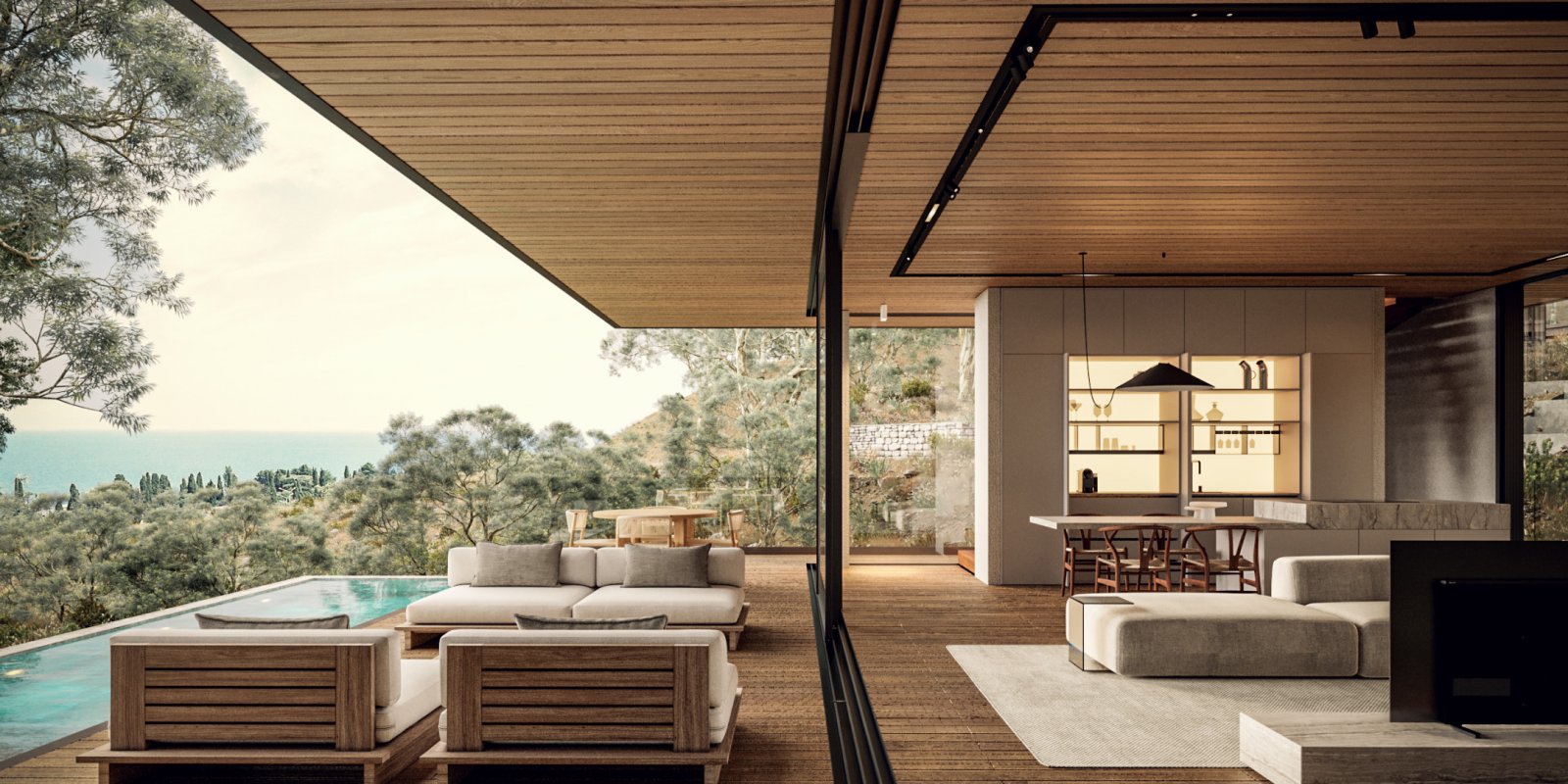 Große, luxuriöse Öko-Villa (4+1) mit Swimmingpool in Meeresnähe in Protaras