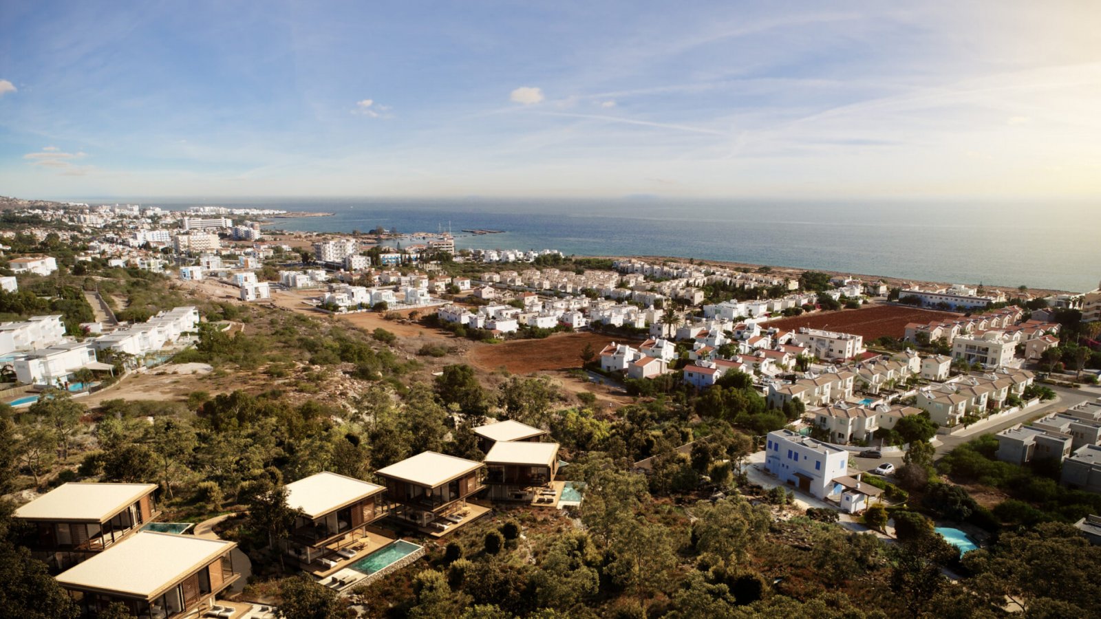 Große, luxuriöse Öko-Villa (4+1) mit Swimmingpool in Meeresnähe in Protaras