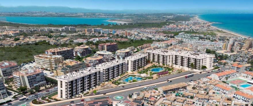 Eden Beach – Ferienwohnung mit Meerblick zu verkaufen, La Mata in Torrevieje, Alicante
