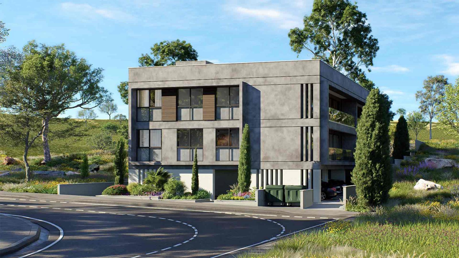 Großzügiges 2+1-Zimmer-Apartment in ruhiger Lage in Paphos – moderner Komfort, Privatsphäre und optimale Raumaufteilung.