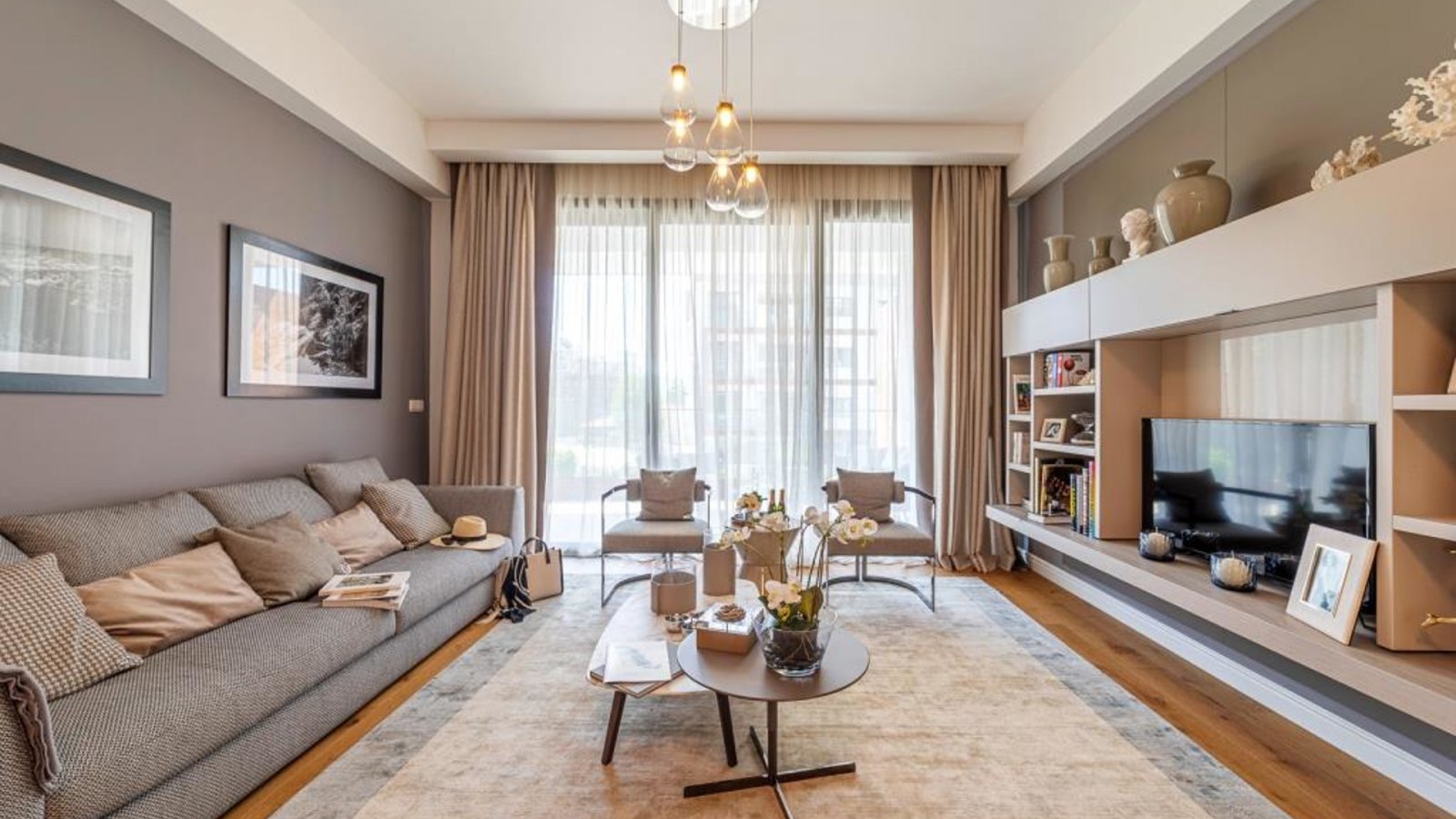 Sonniges Apartment mit einem Schlafzimmer → in Strand- und Zentrumsnähe, Meerblick → Paphos