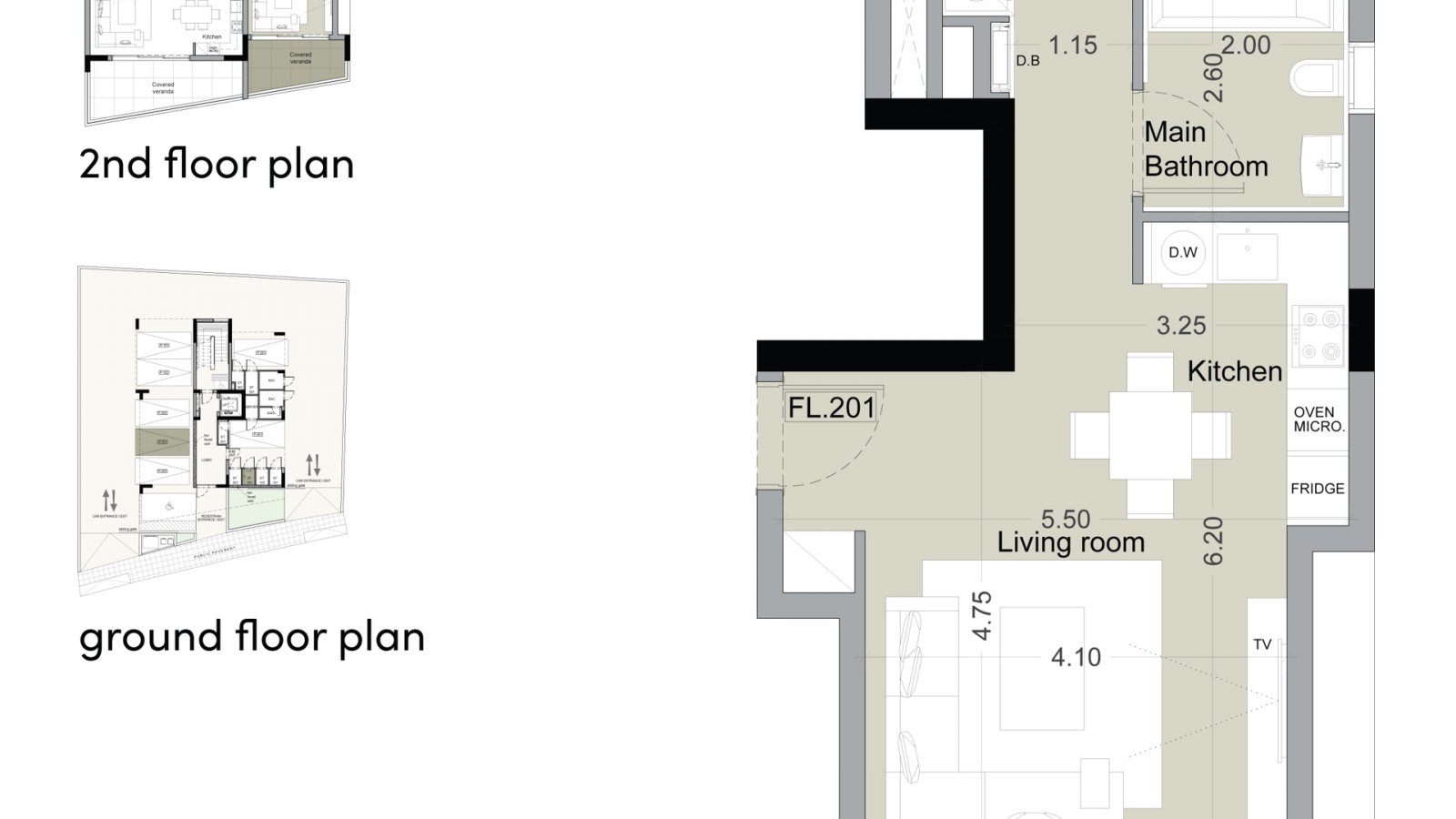 Exklusive Zwei-Zimmer-Wohnung → in einer privaten Anlage am Meer → Limassol