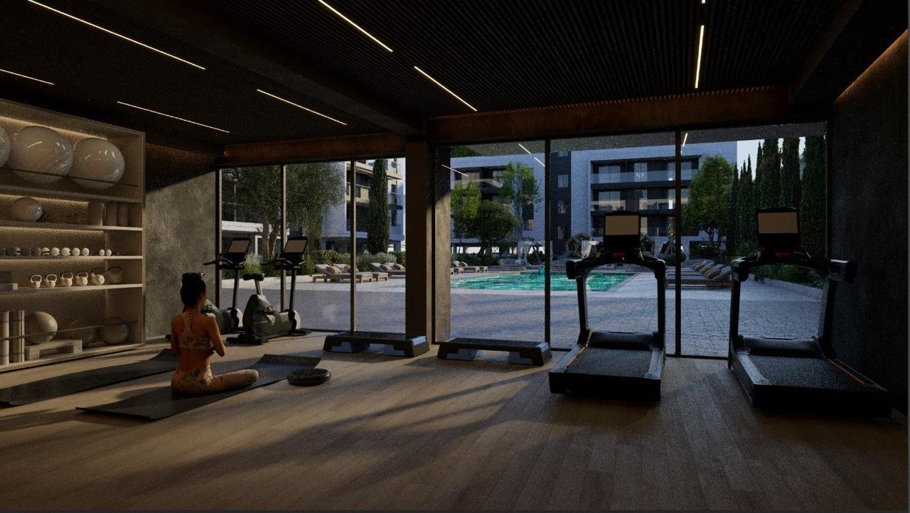 Luxuriöses Apartment mit zwei Schlafzimmern → Ferienanlage mit Pools und Fitnessbereich → Limassol