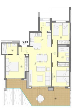 Außergewöhnliches zweistöckiges Penthouse mit Panoramablick auf Meer und Golfplatz, Benidorm, Costa Blanca