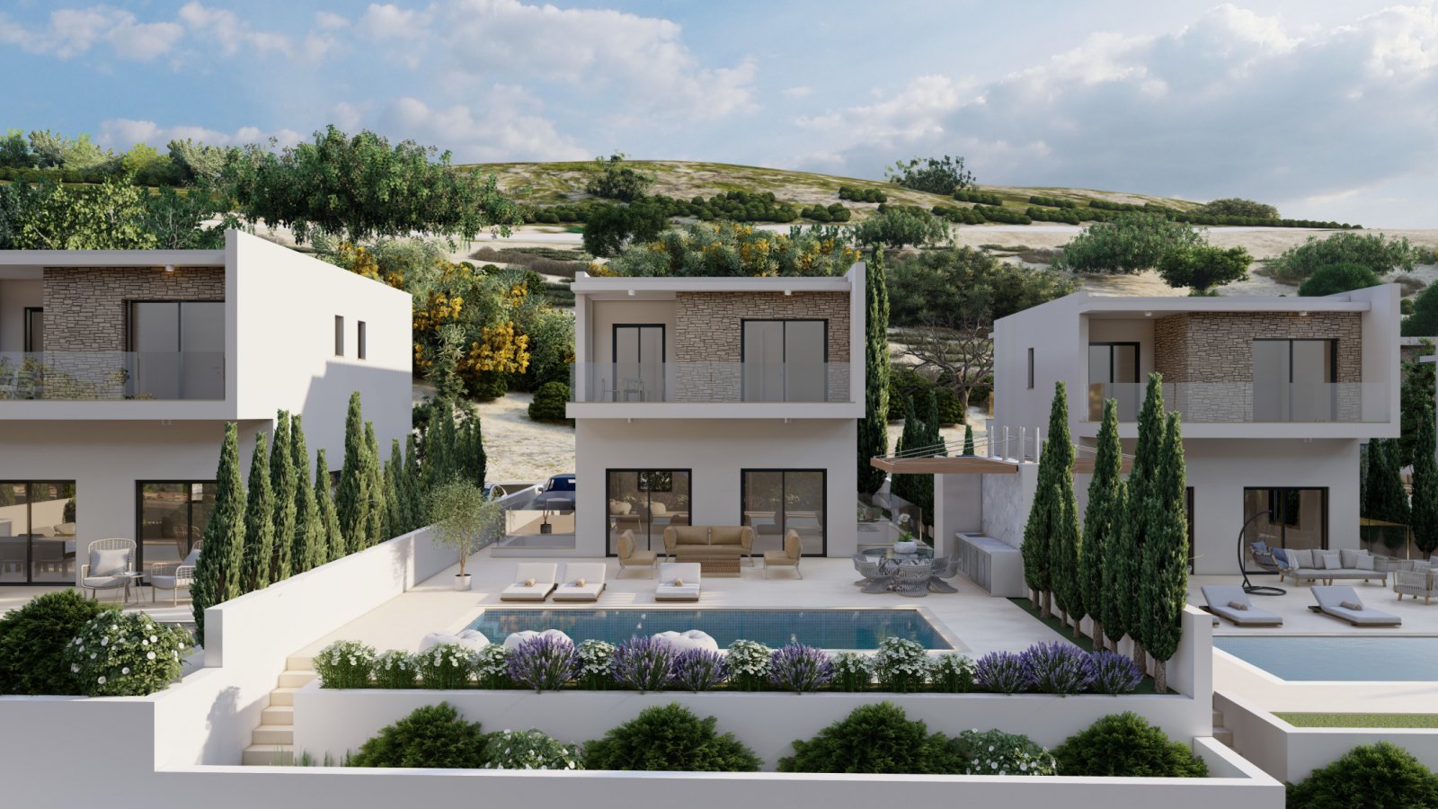 Luxuriöse Fünf-Schlafzimmer-Villa mit Panoramablick auf das Meer in der ruhigen Wohngegend von Peiya