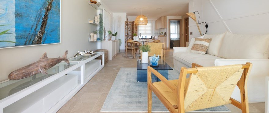 Elegantes Apartment, moderner Komplex in der Nähe von Playa Ancha → Costa del Sol