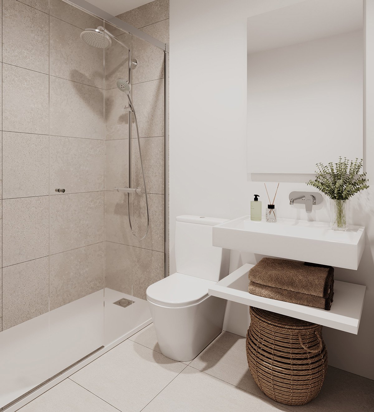 Exklusive Apartments → 2 km vom Meer entfernt, Swimmingpool und Fitnessraum → Estepona