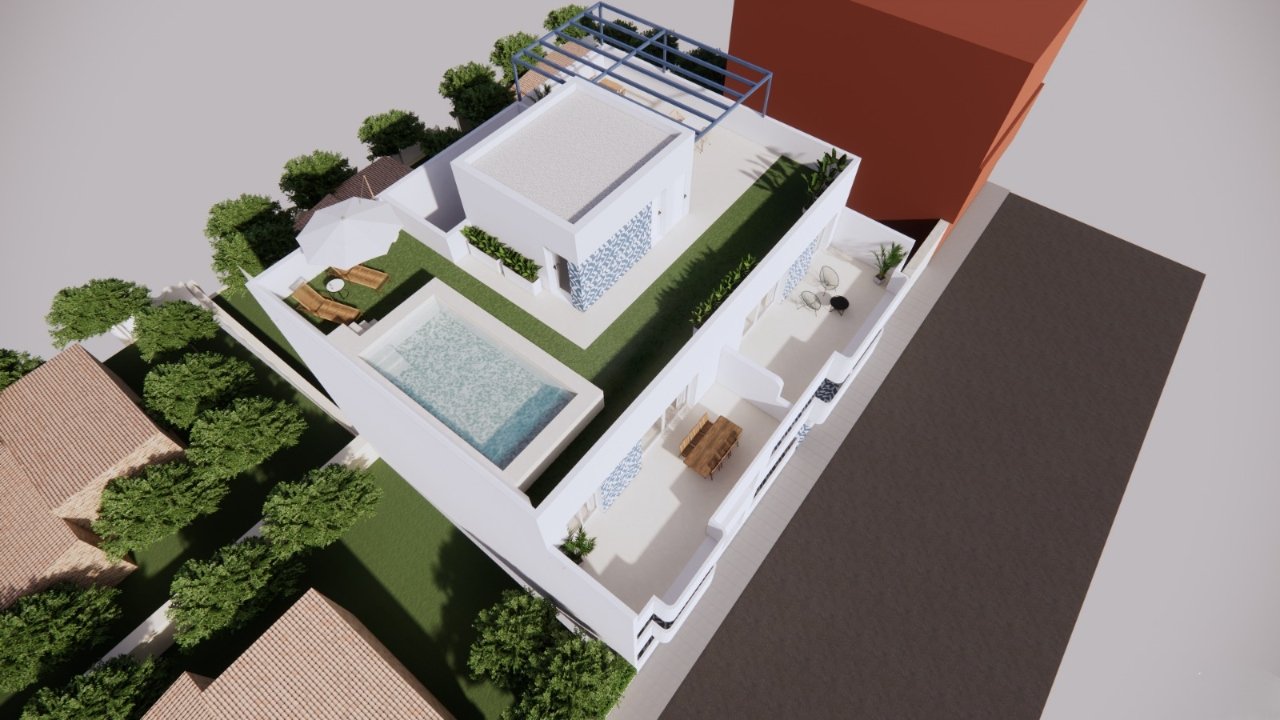 Moderne Apartments → 210 m vom Strand, Swimmingpool und Solarium entfernt → Torre de la Horadada