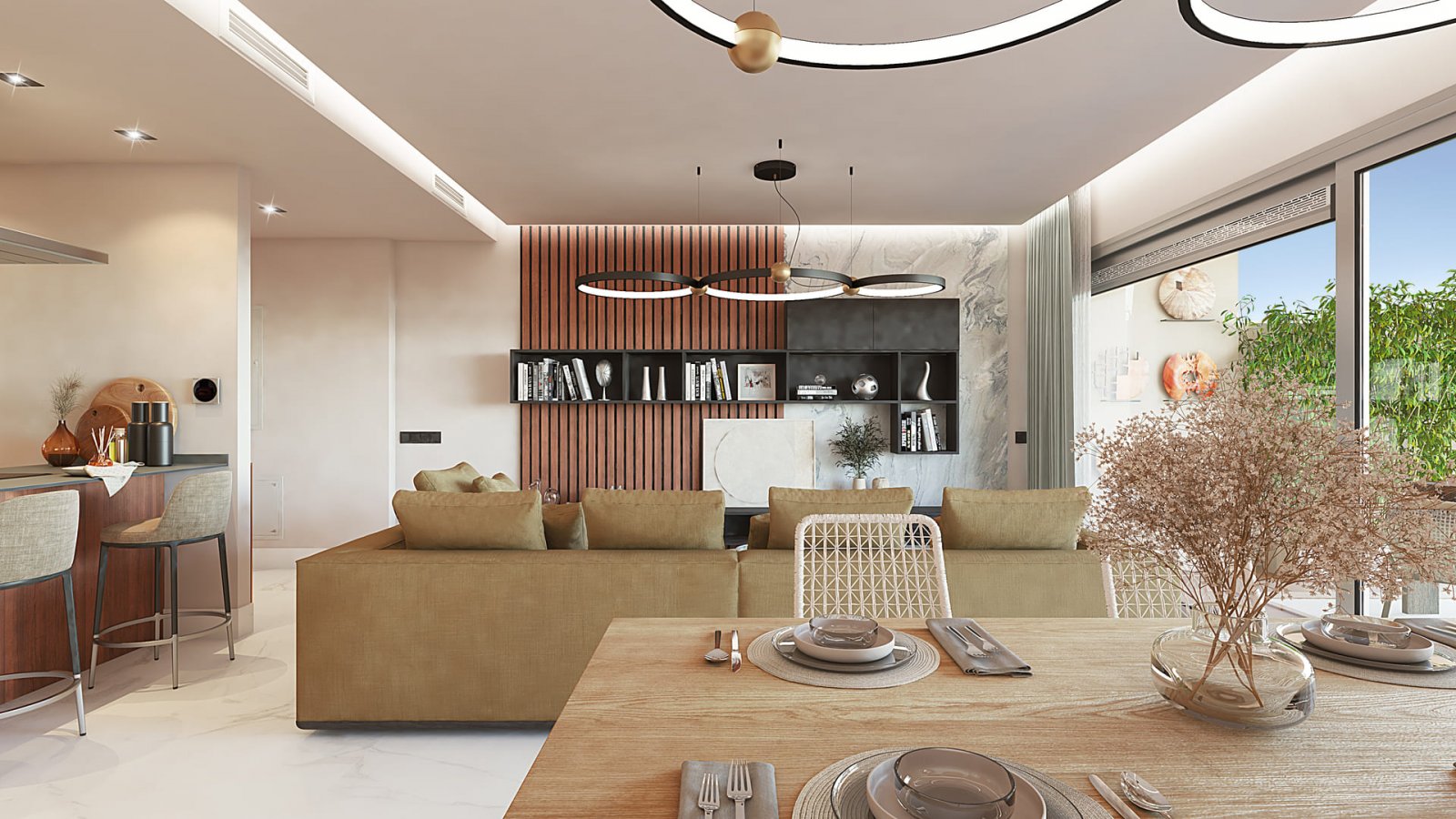 Luxusapartments und Penthäuser → Meerblick, 1 km vom Strand entfernt → Marbella