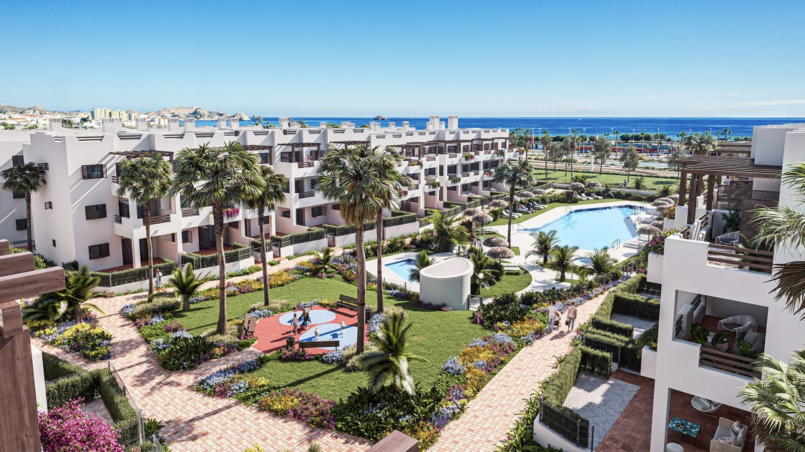 Exklusives Wohnen direkt am Meer – geräumiges Apartment mit Terrasse in der Residenz Mar de Pulpí