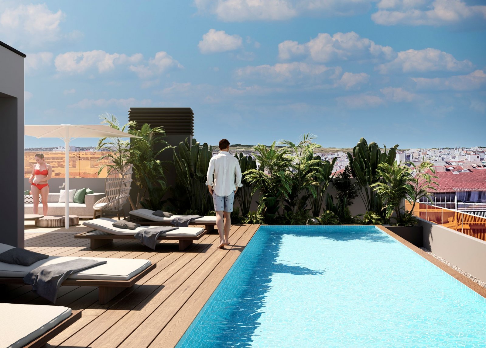 Exklusive Penthäuser → 800 m vom Meer entfernt, in der Nähe von Golfplätzen → Torrevieja