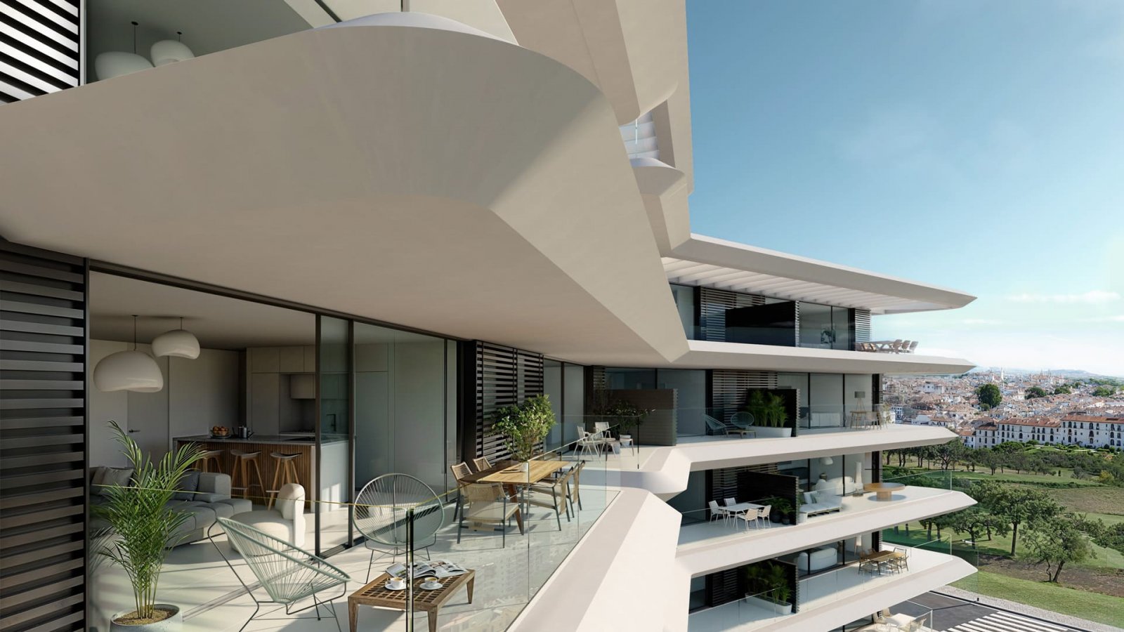 Moderne Apartments → Meerblick, 2 km vom Strand entfernt → Estepona