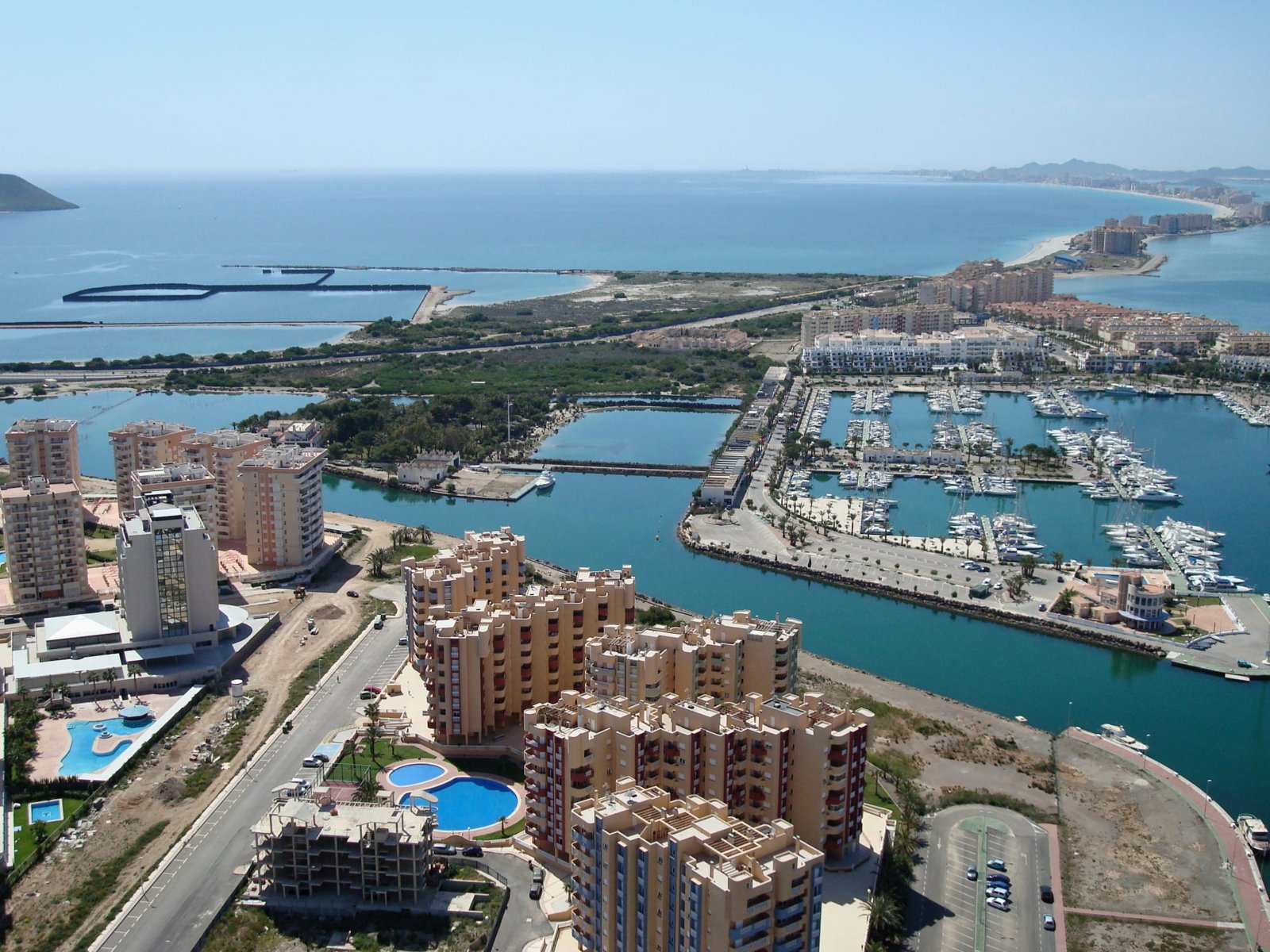 Moderne Apartments → direkter Meerblick und private Terrassen → Murcia