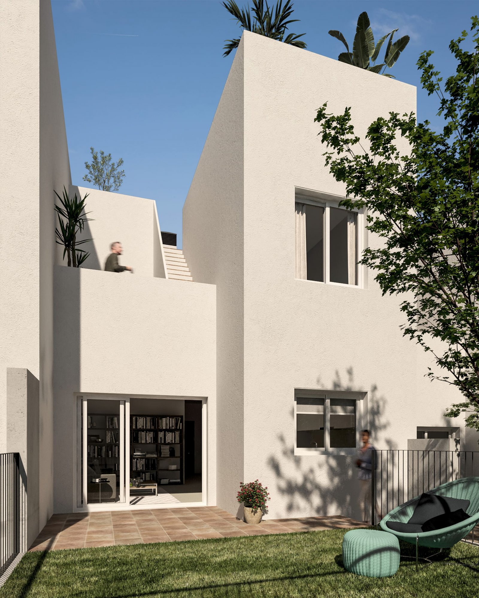 Exklusive Stadthäuser → direkt am Golfplatz mit privatem Pool → Monforte del Cid