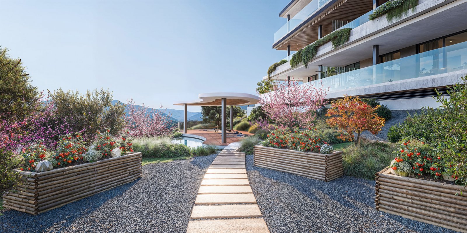 Exklusive Apartments → Meerblick, 2 km vom Strand entfernt → Estepona