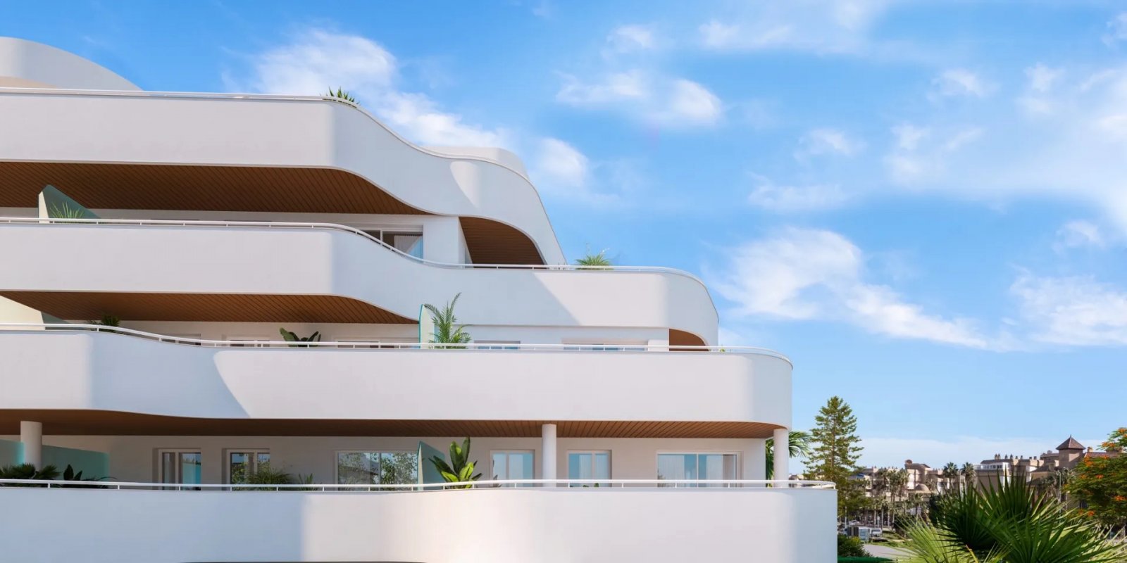 Modernes Apartment mit Meerblick, Solarium und Pool in Torrox