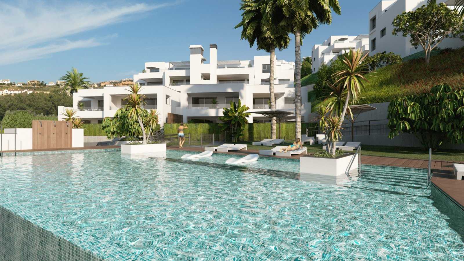 Exklusive Apartments → Meer- und Poolblick → Casares
