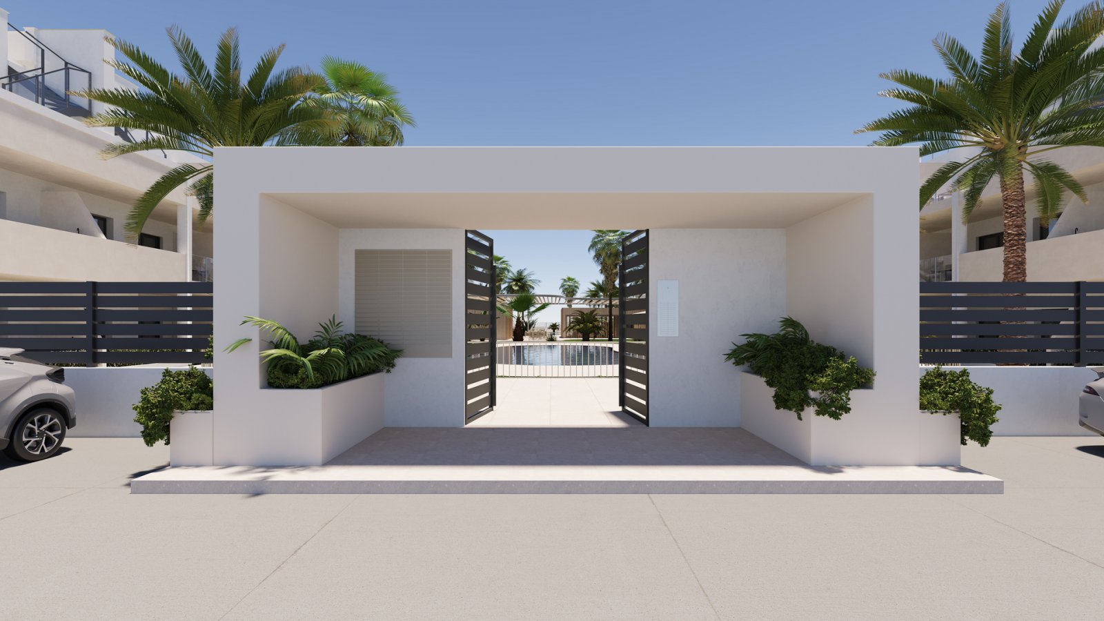 Moderne Apartments in Flughafennähe mit Pool und Garten, Torre-Pacheco