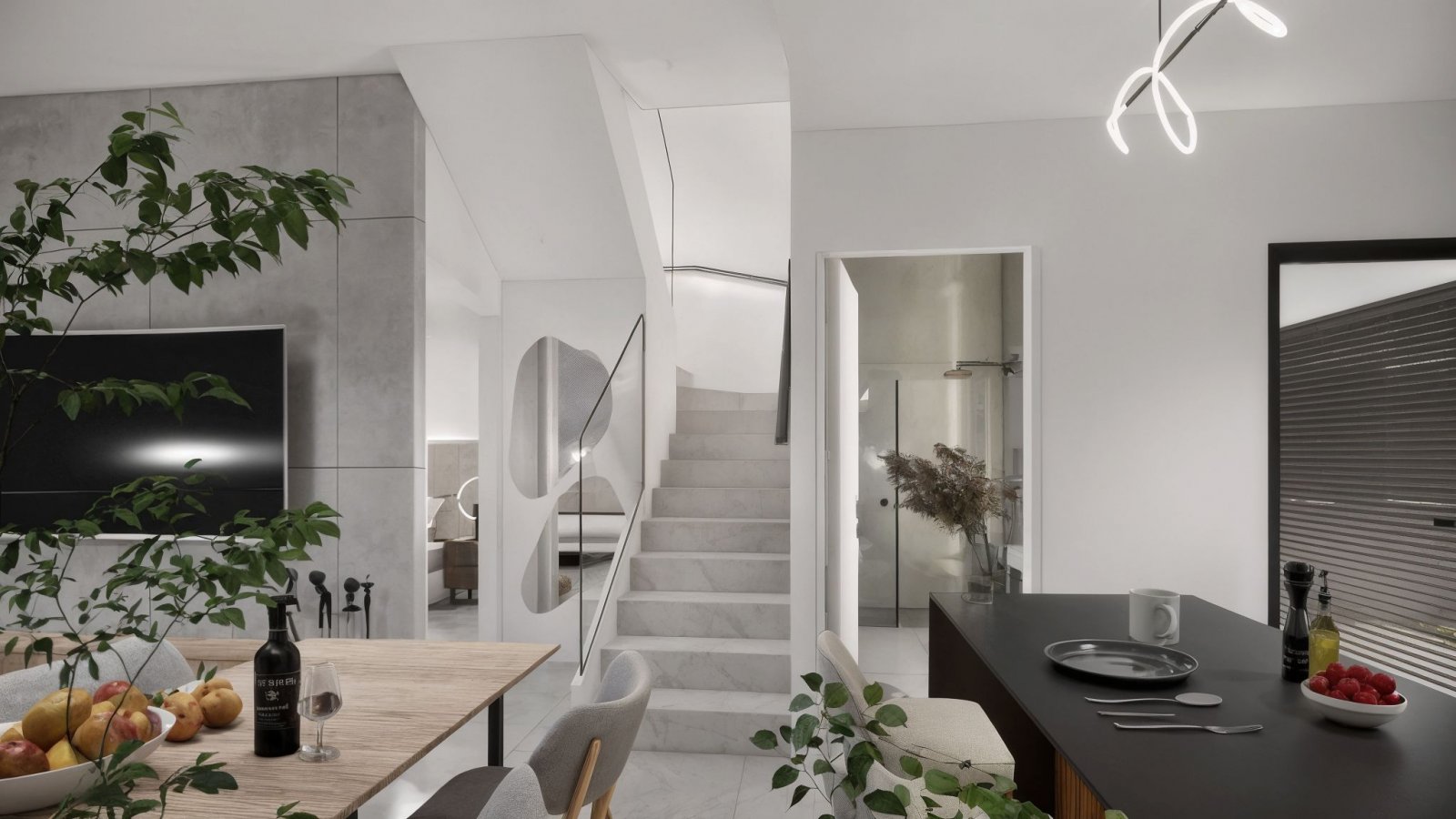 Modernes Stadthaus, privater Pool und Garten, La Herrada