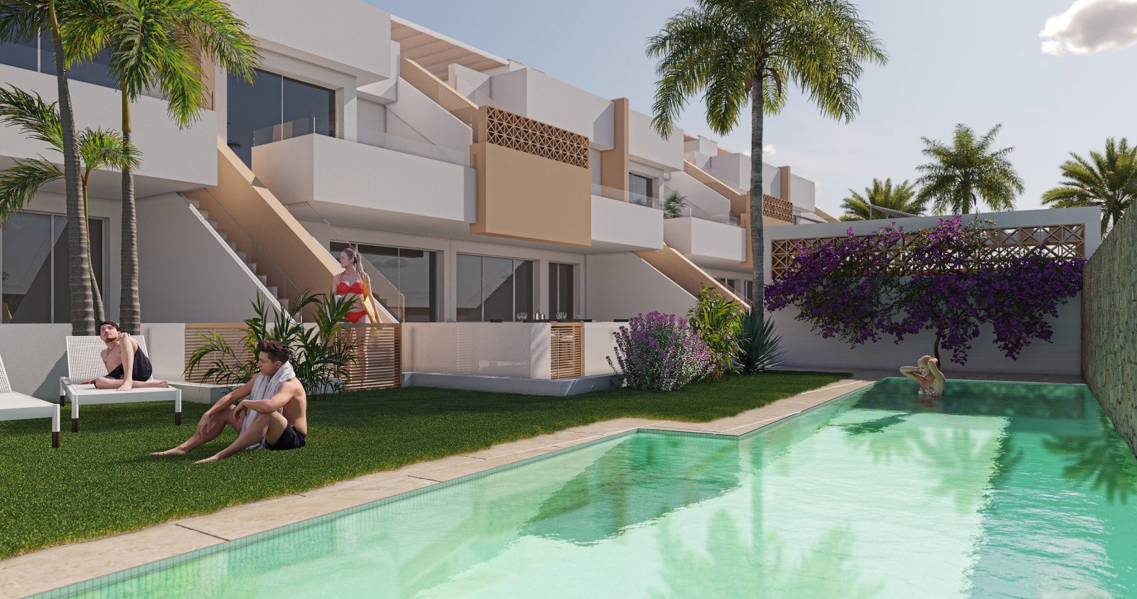 Moderner Bungalow, 3 km vom Meer entfernt, Pilar de la Horadada