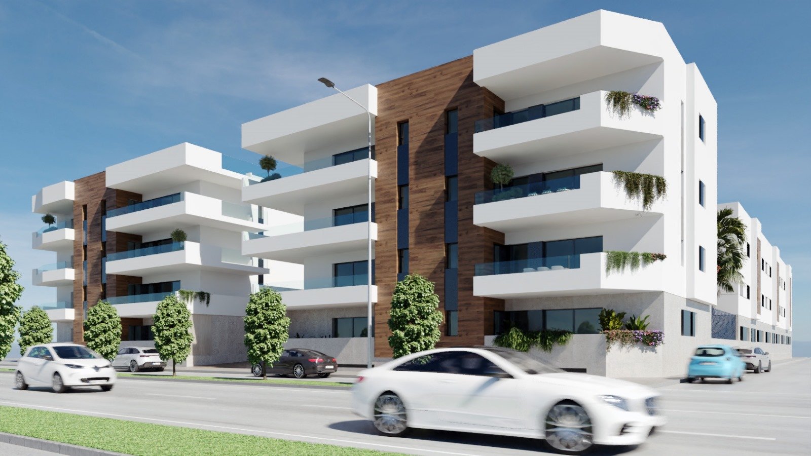 Moderne Apartments, 3 km vom Meer entfernt mit Gemeinschaftspool, San Pedro del Pinatar