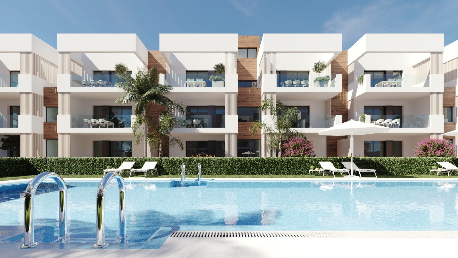 Moderne Apartments, 3 km vom Meer entfernt mit Gemeinschaftspool, San Pedro del Pinatar