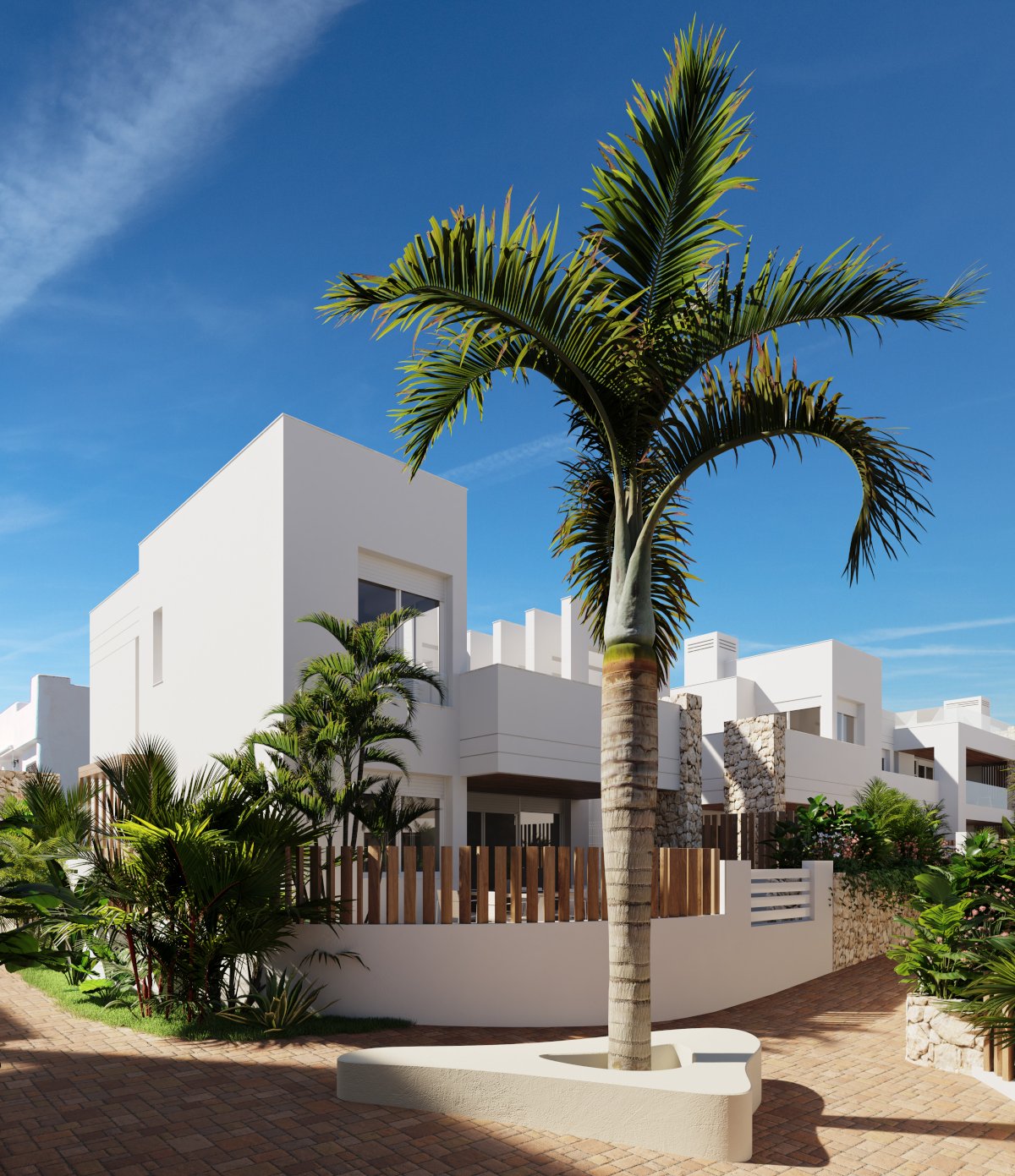 Exklusive Einfamilienhäuser, privater Garten und Pool, San Juan de los Terreros