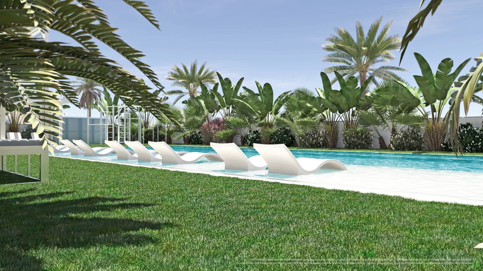 Exklusive Apartments und Bungalows, 800 m vom Meer entfernt, Torre de la Horadada