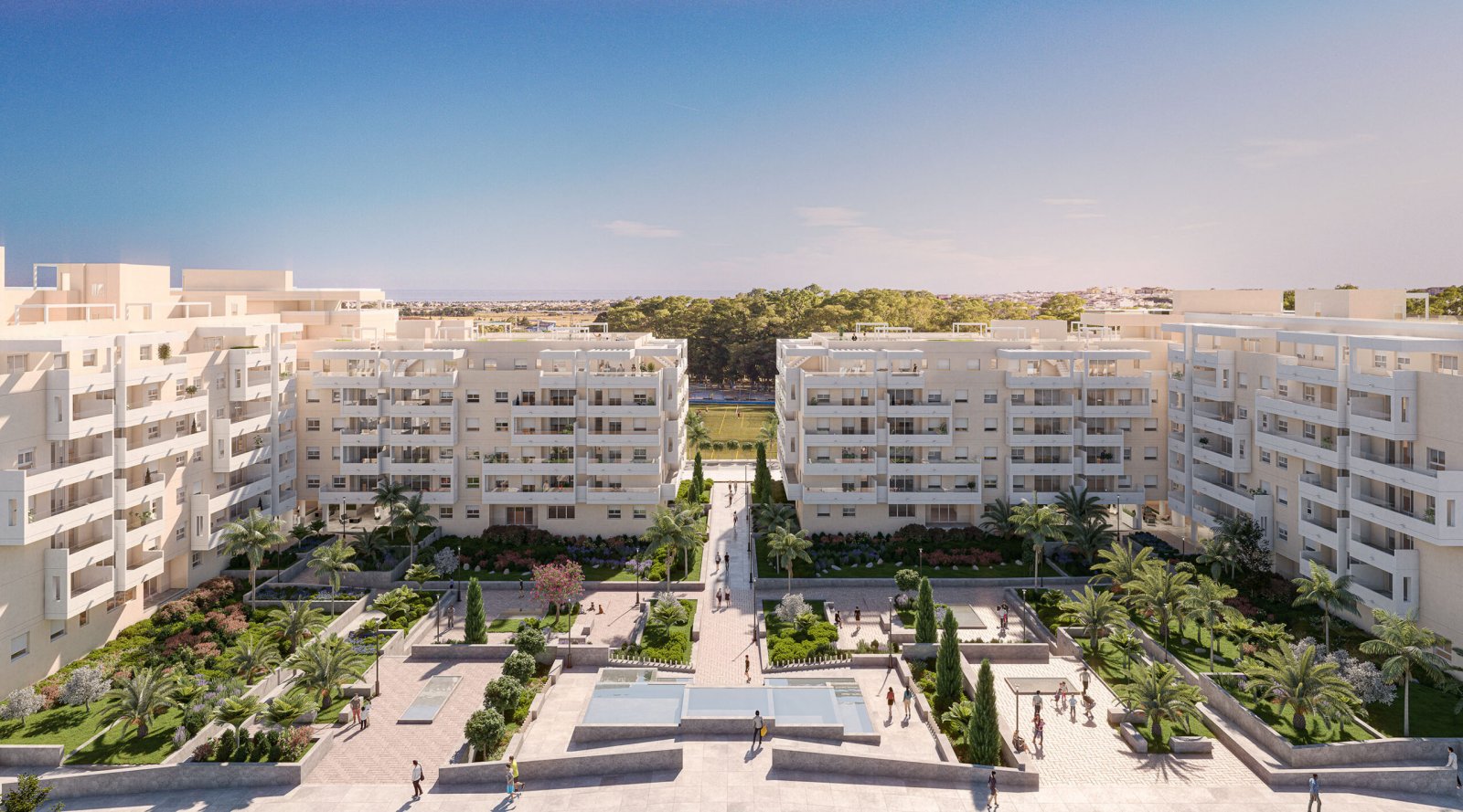 Exklusive Apartments mit Meerblick und 3 km vom Strand entfernt, Marbella