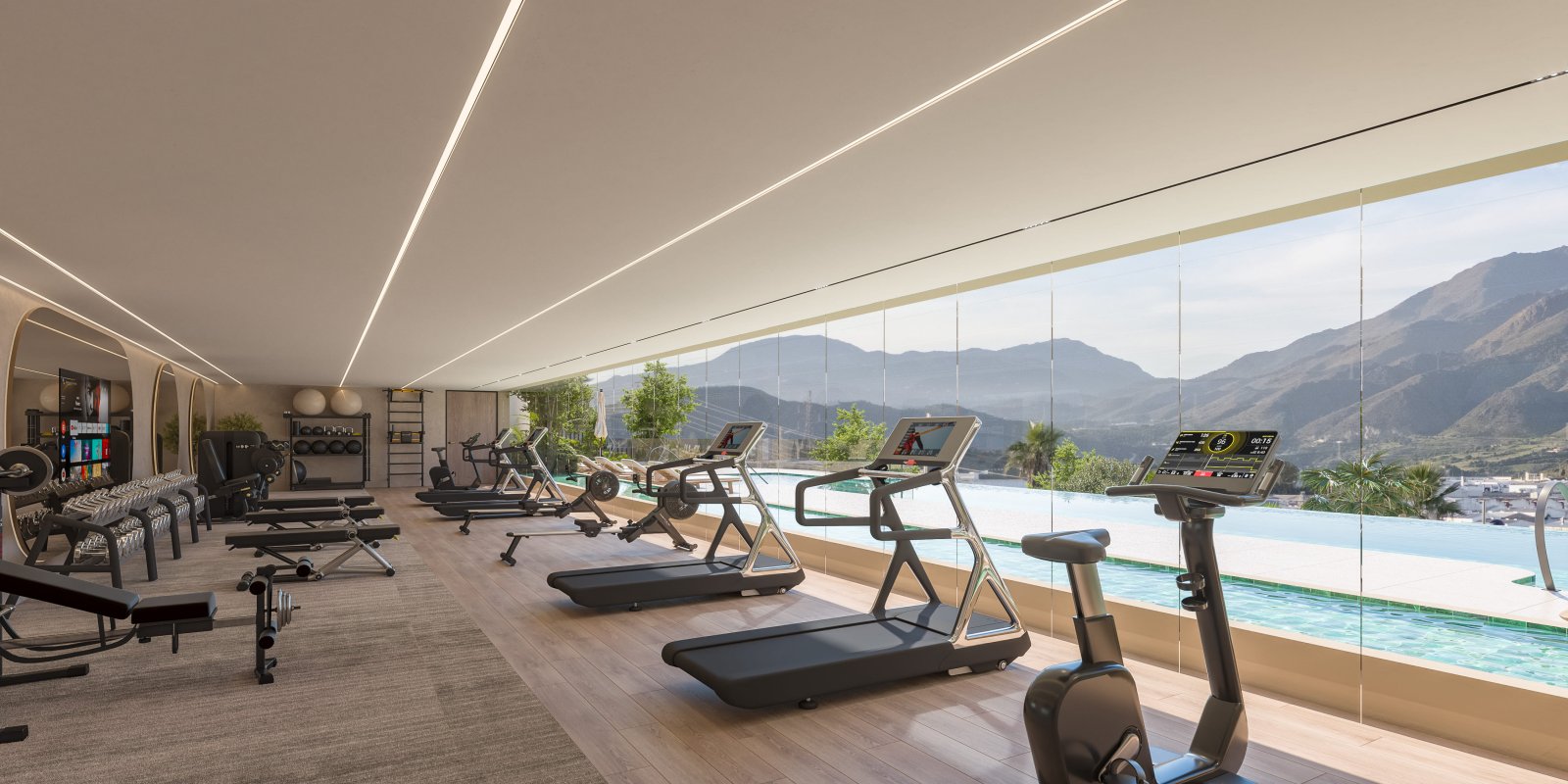 Moderne Residenz, 2 km vom Meer entfernt, Estepona