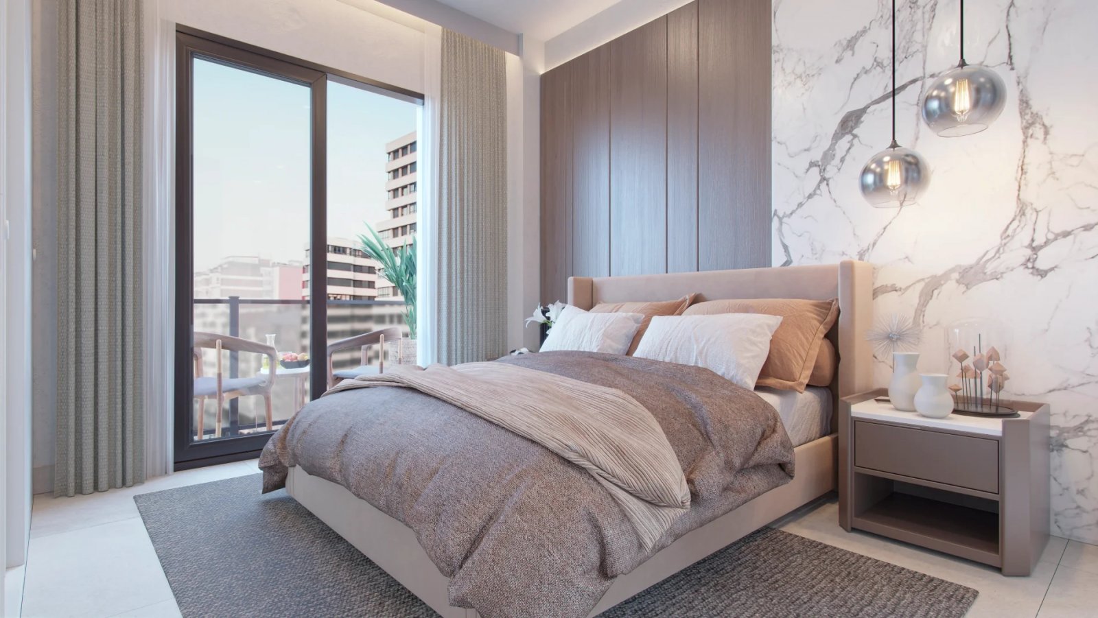 Moderne Residenz mit Meerblick, 2 km vom Strand entfernt, Málaga