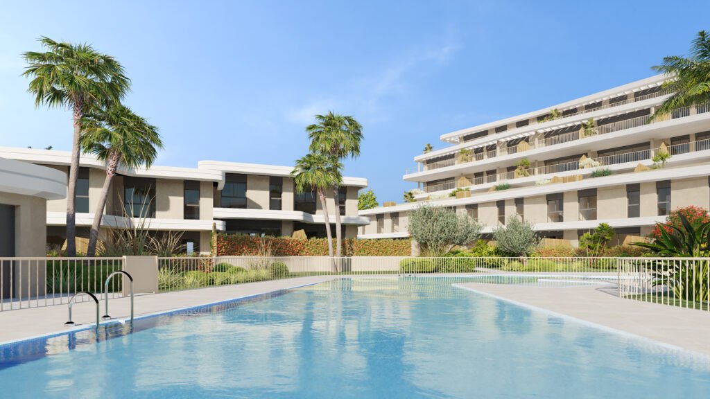 Exklusive Apartments am Meer mit Swimmingpool und privaten Gärten, Estepona