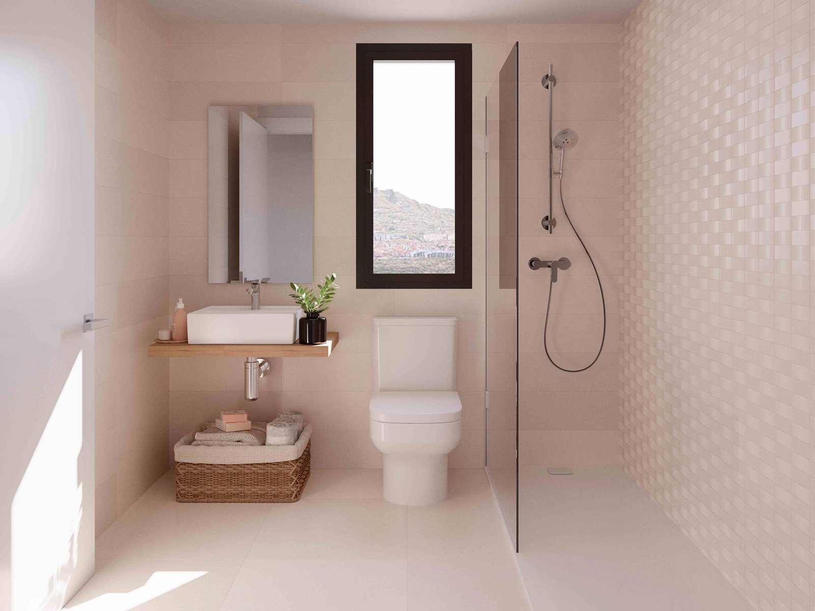 Moderne Apartments, 3 km vom Meer entfernt und mit Swimmingpool, Mijas