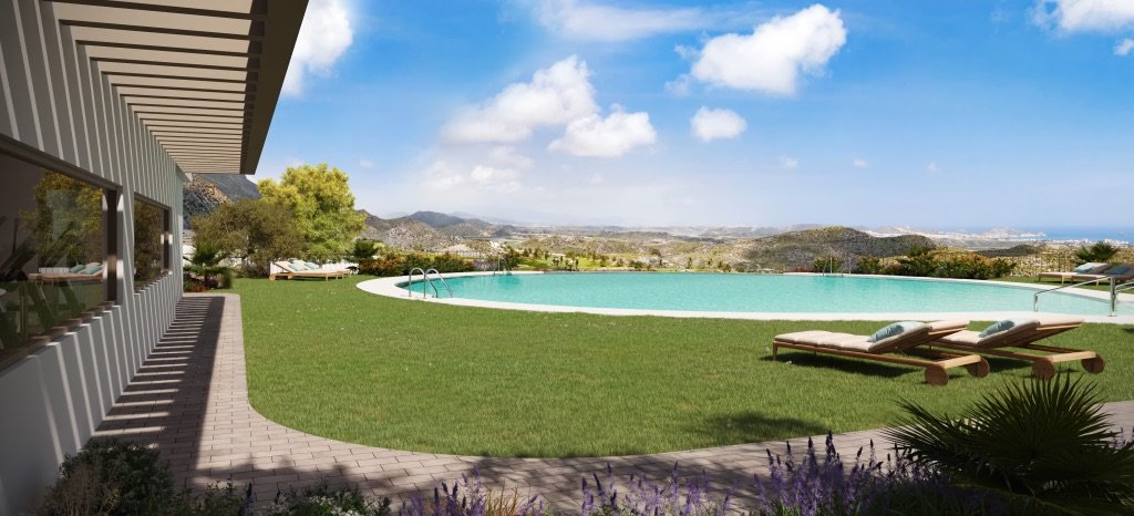 Moderne Apartments mit Meerblick und Swimmingpool, nur 4 km vom Strand entfernt, Pulpí