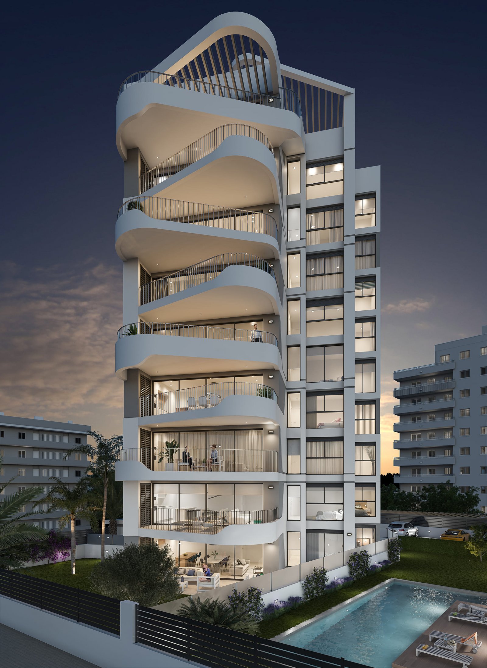 Moderne Apartments, 1 km vom Strand entfernt, Guardamar del Segura