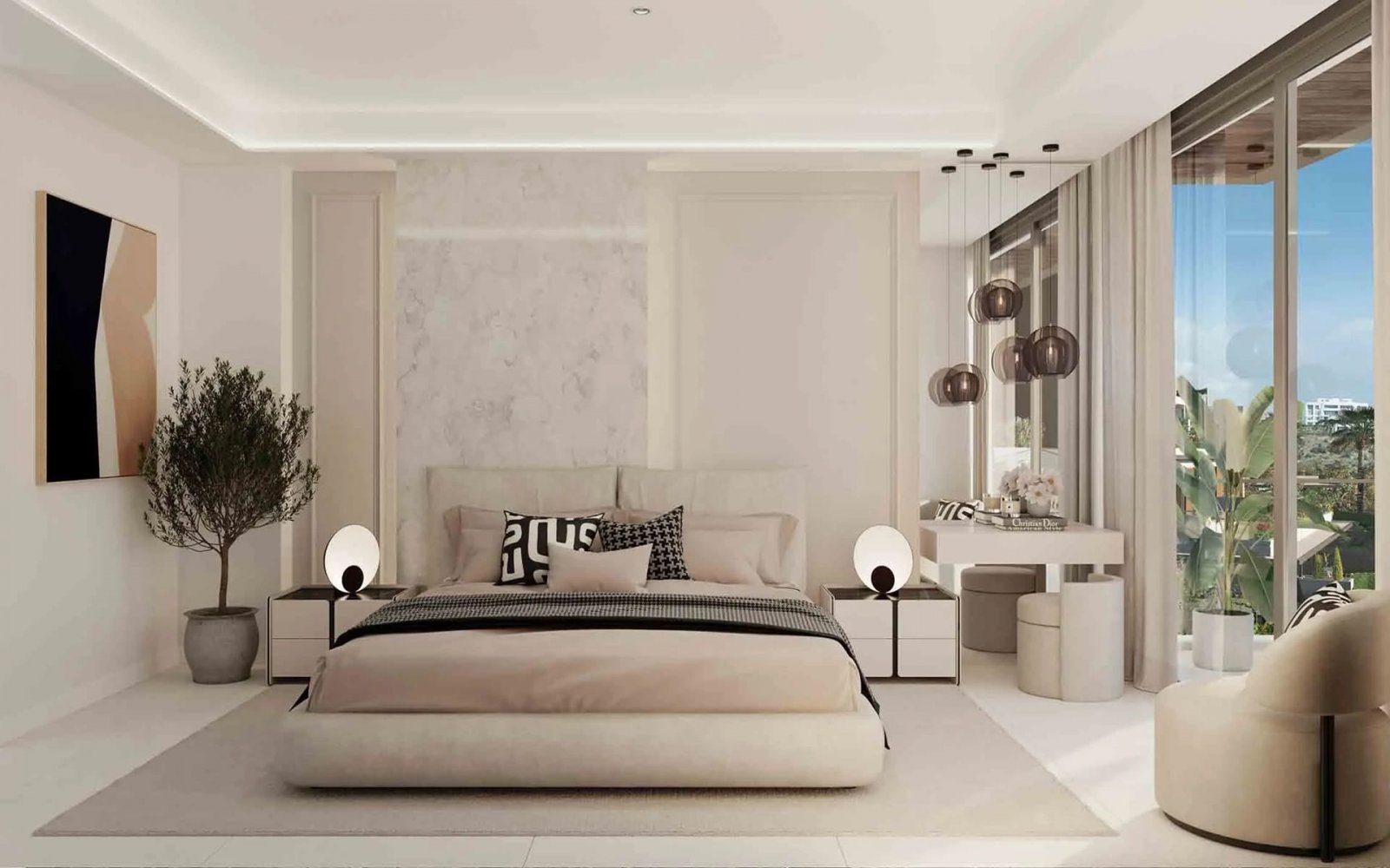 Exklusive Bungalows, Meerblick und 100 m vom Golfplatz entfernt, Marbella