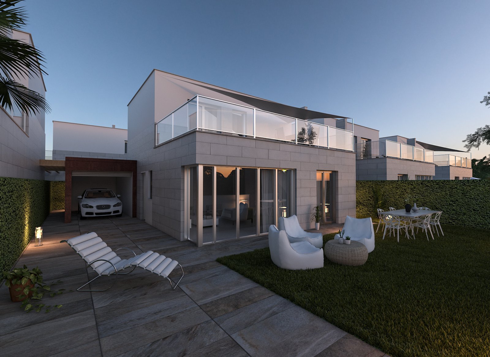 Exklusive freistehende Häuser, 1 km vom Meer, 600 m vom Golfplatz entfernt, Los Alcázares