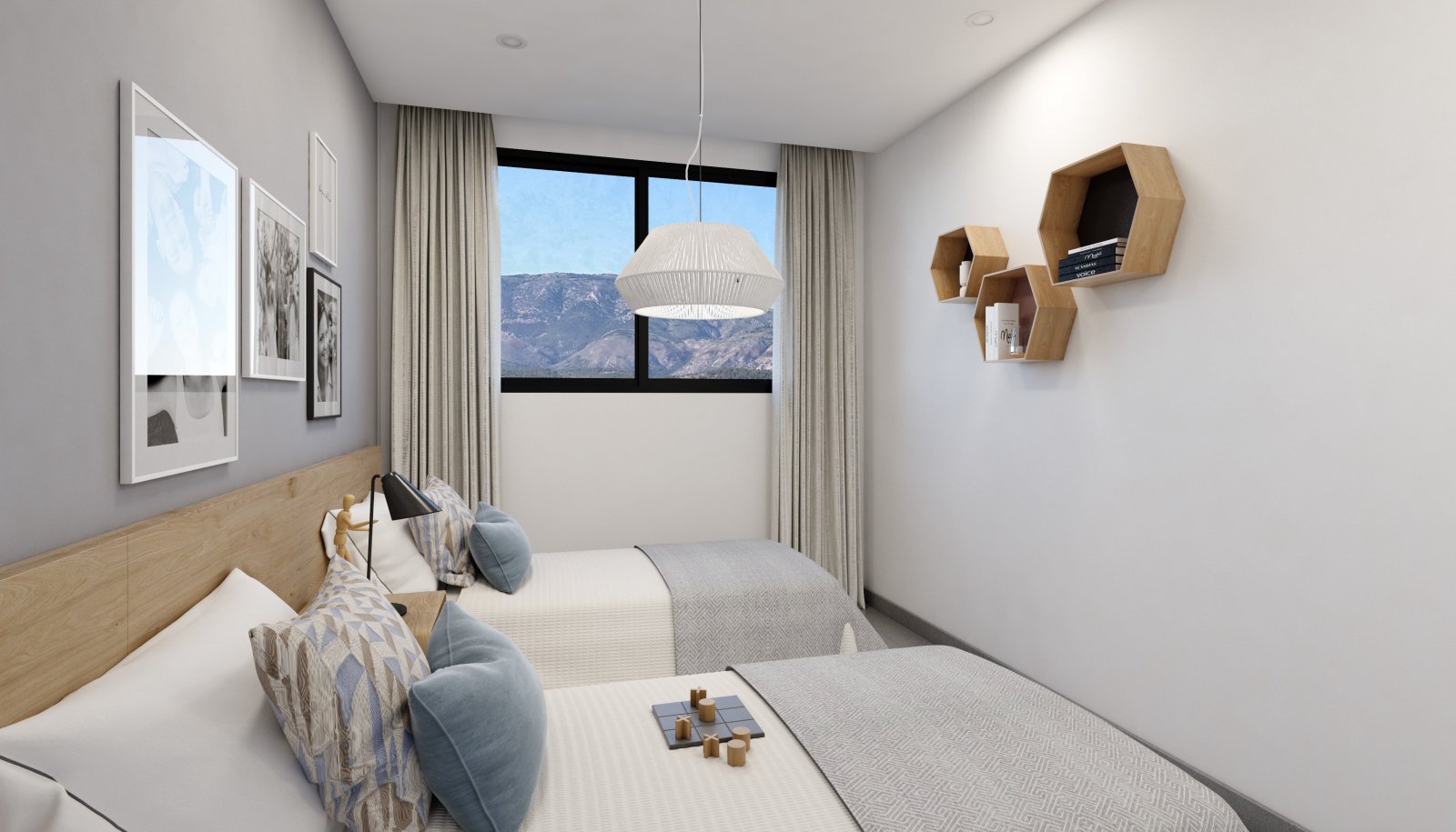 Moderne Villen mit Meerblick und privatem Pool, Polop